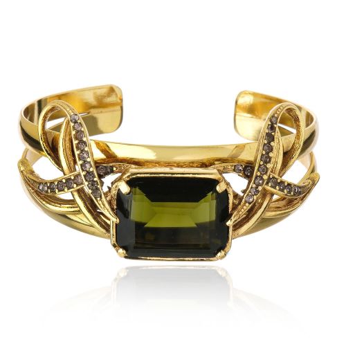 PU CA BRACELETE BANHO OURO VELHO 8922D