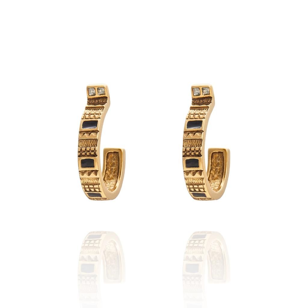 BR CK argola medio ouro velho 884020550102