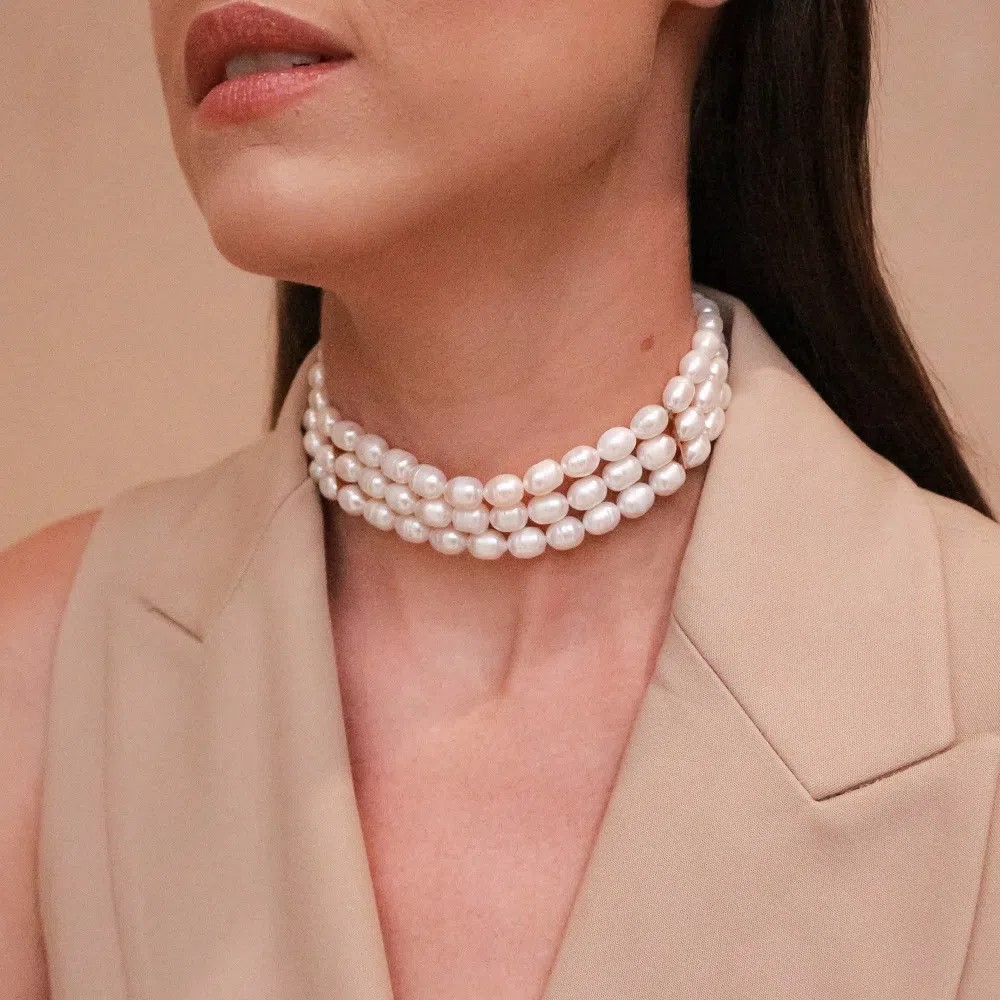 CO BF CHOKER TRES VIAS DE PEROLAS CO06010075 - Imagem 2