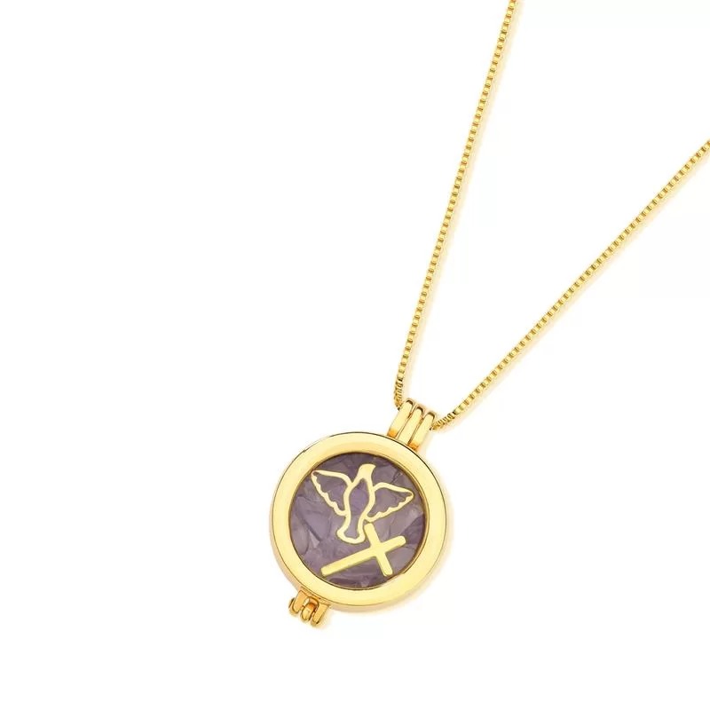CO P RELICARIO/AMETISTA PG145D