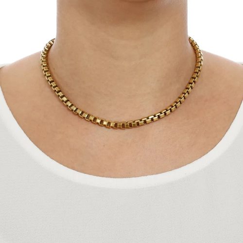 CO EG CHOKER HYPE BASICA OURO 32393 - Image 2