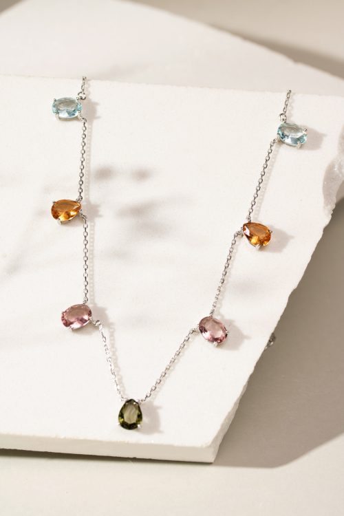 CO SP PT CRIST CITRINO TOPAZIO AZUL GOTAS E OVAIS - 073655