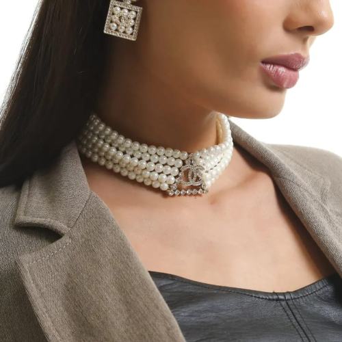 CO GR CHOKER PEROLAS CHANEL - 6878