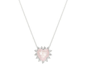 CO SP PT FUSION QUARTZO ROSA ZIRC BRANCA CORAÇÃO - 073894