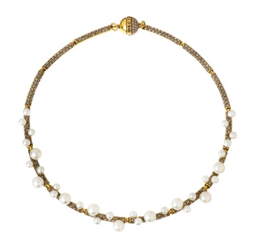CO HA CHOKER STRASS/PEROL- 05289003001TU