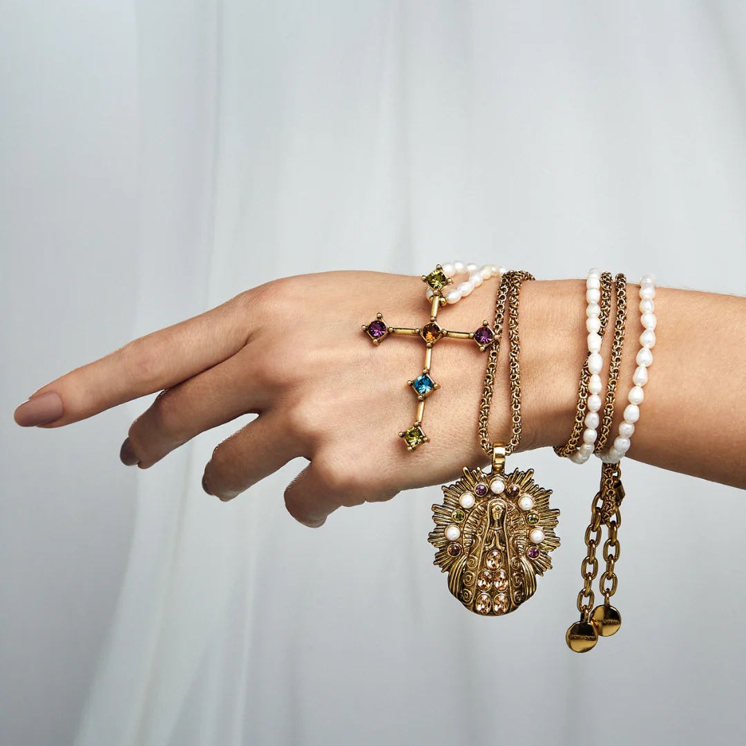 Colar Duplo NS Aparecida - Religare Bizantino 6186803401 - Imagem 2