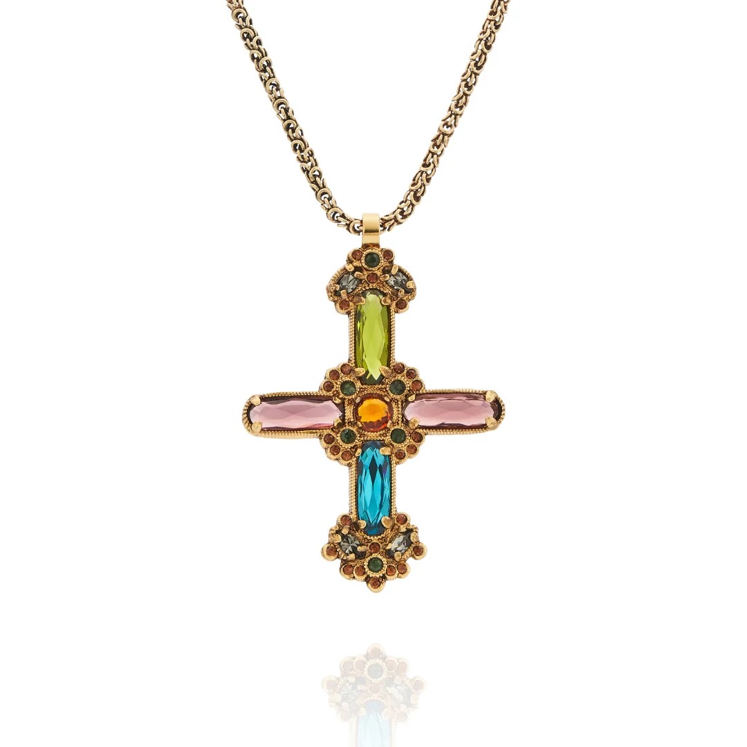 Colar Longo Crucifixo - Religare Bizantino 6189400101