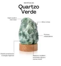 LUMINARIA QUARTZO VERDE P- 5557