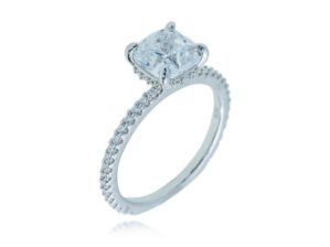 AN AU SOLITARIO HALO PT MOISSA 152974