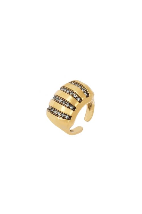 AN HA MAXI ART DECO STRASS BLACK DIAM 30089034001G