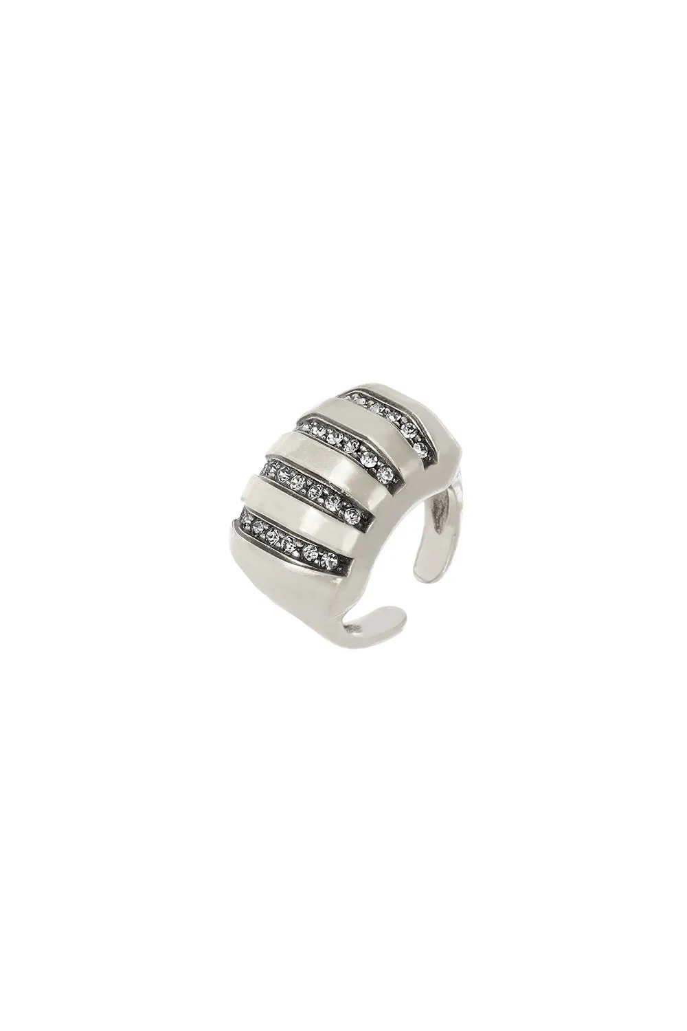 AN HA MAXI ART DECO STRASS BLACK DIAM 30089034007M