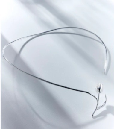 CO AP CHOKER TULIPA PRATA- 13887